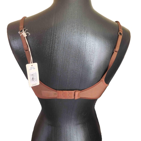 NWT Aerie Womens Brown Sheer Underwire Smoothez Bra Size 36D - Picture 6 of 8